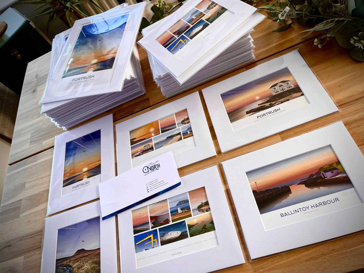Portrush, East Strand Beach, digital print, travel print, County Antrim